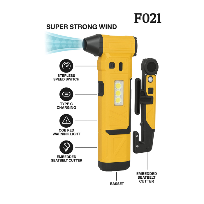 Mini Επαναφορτιζόμενος Φυσητήρας LED