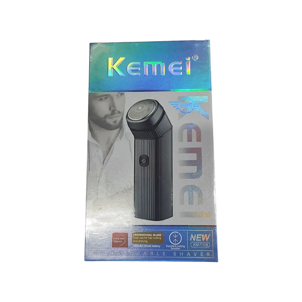 Kemei KM-T116 Foil Electric Shaver Face Rechargeable - Image 2