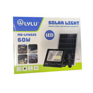 Ηλιακός Προβολέας LED 60W 6000K Αδιάβροχος με Φ/Β πάνελ