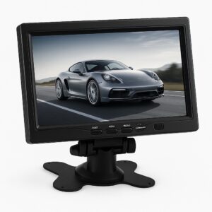 Οθόνη 7” TFT/LED Υψηλής Ανάλυσης με Βάση και Κάλυμμα Προσκέφαλου