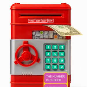 Number Bank – Αυτόματο Κουμπαράς για Κέρματα και Χαρτονομίσματα