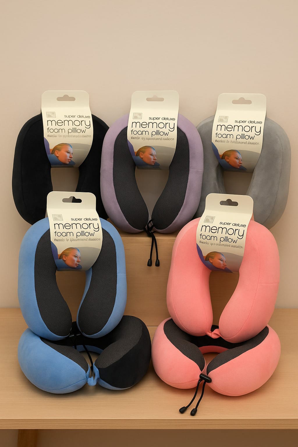 Super Deluxe Μαξιλάρι Memory Foam – Απόλυτη Άνεση στα Ταξίδια