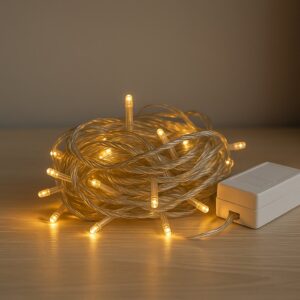 Διακοσμητικά Φωτάκια Δικτύου – Διαθέσιμα σε Λευκό, Κίτρινο ή RGB (2m × 2m)