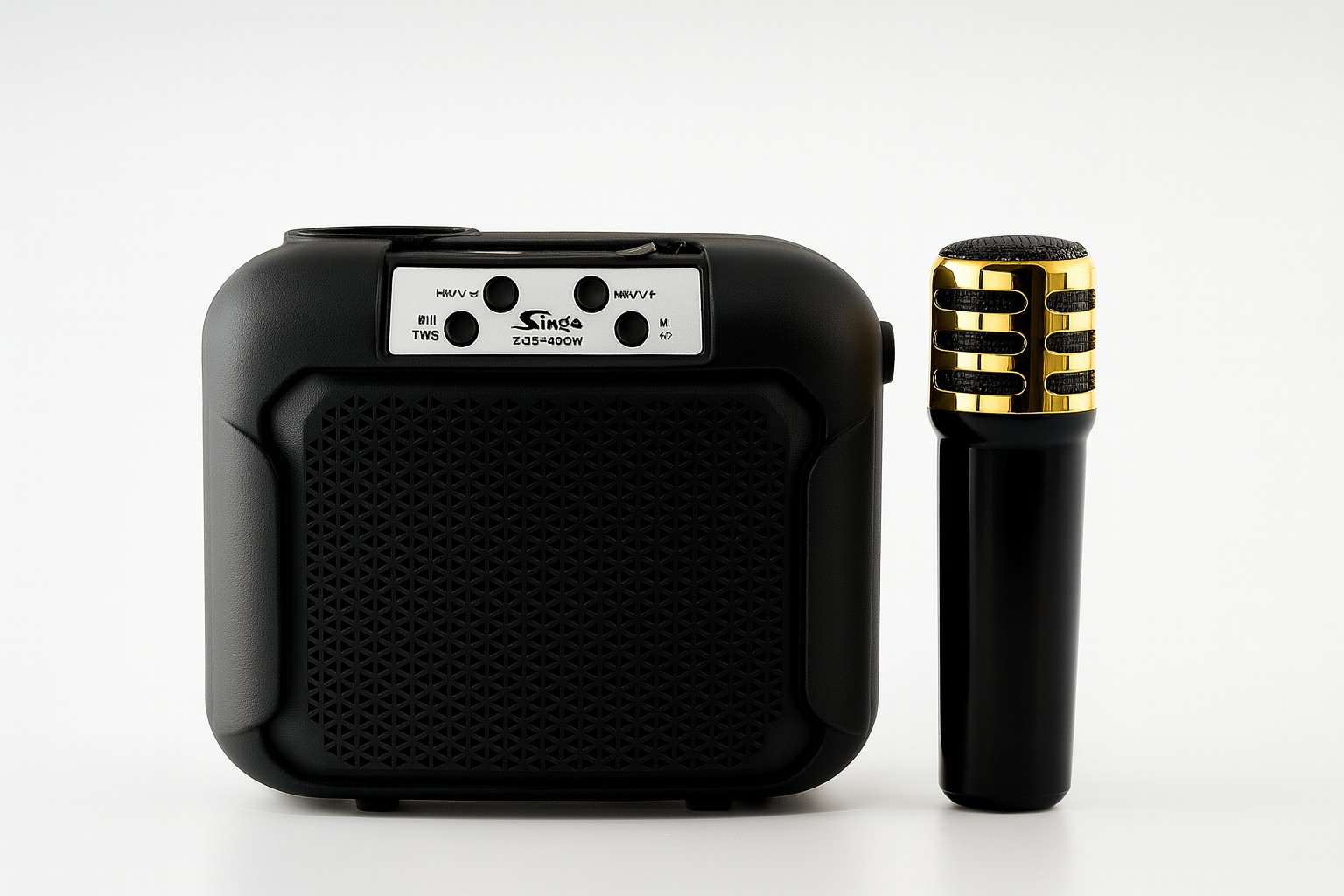 Sing-e ZQS1490W – Φορητό Ηχείο Bluetooth με Super Bass & Ασύρματο Μικρόφωνο