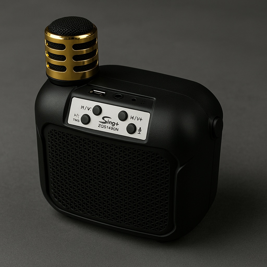 Sing-e ZQS1490W – Φορητό Ηχείο Bluetooth με Super Bass & Ασύρματο Μικρόφωνο - Image 3