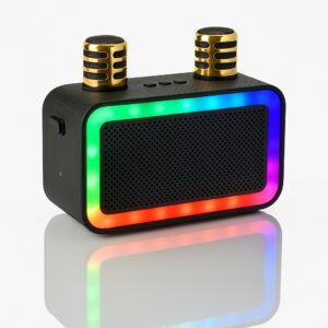 Sing-e ZQS1491W Super Bass Bluetooth Ηχείο με Διπλά Μικρόφωνα & LED Φωτισμό