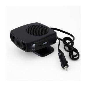 Αερόθερμο Αυτοκινήτου 200W – Φορητό 12V Θερμαντικό & Ανεμιστήρας για Ξεθάμπωμα και Αποπάγωση Παρμπρίζ