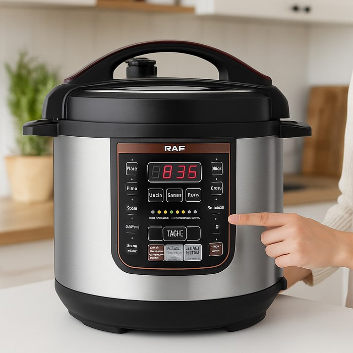 Πολυμάγειρας 1350W με Χωρητικότητα 8lt Ασημί - Image 3