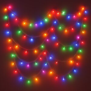 RGB LED Γιρλάντα – Σειρά Διακοσμητικών Φωτισμών Festival (3×3m)