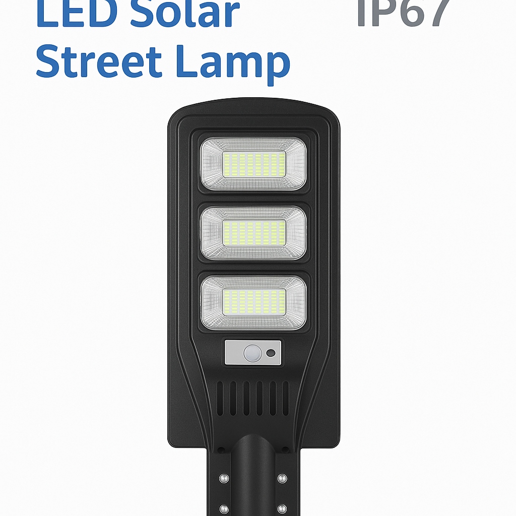 Ηλιακός Φωτισμός Δρόμου LED 300W (Μοντέλο MB-LY636, IP67)