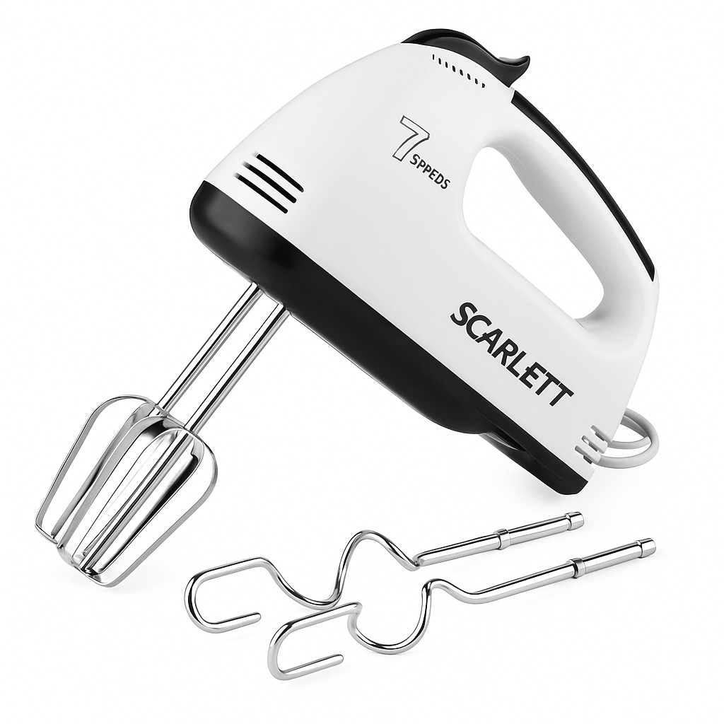 Scarlett Super Hand Mixer 260W – 7 Ταχύτητες |