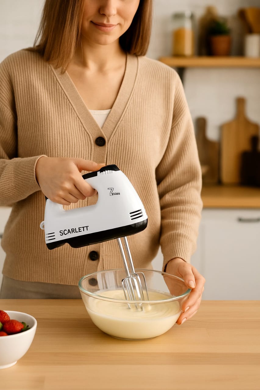 Scarlett Super Hand Mixer 260W – 7 Ταχύτητες | - Image 2
