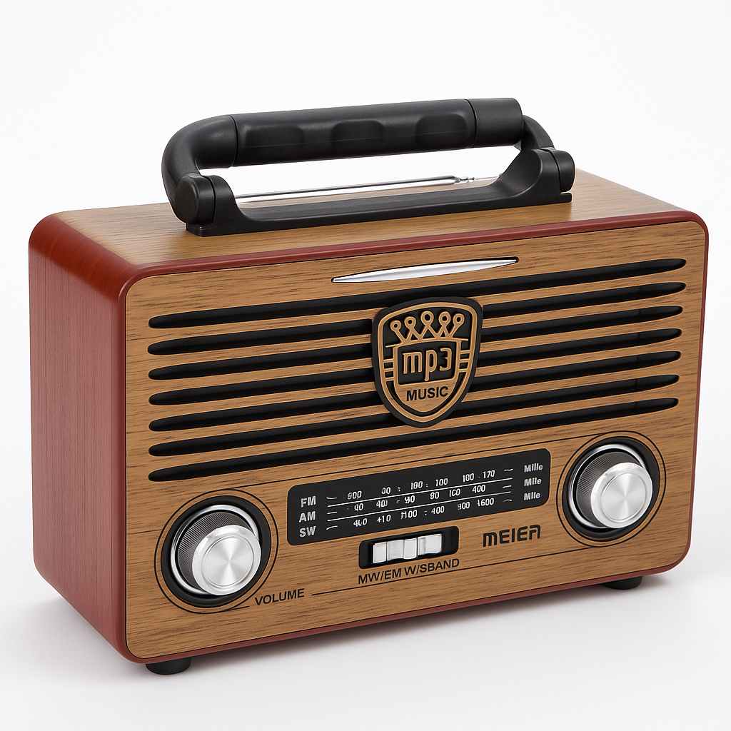Meier M-115BT Ρετρό Ραδιόφωνο Bluetooth – Κλασικό Στυλ, Σύγχρονη Τεχνολογία
