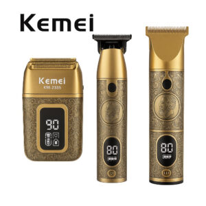 Kemei Επαγγελματικό Σετ Περιποίησης (Χρυσή Έκδοση)