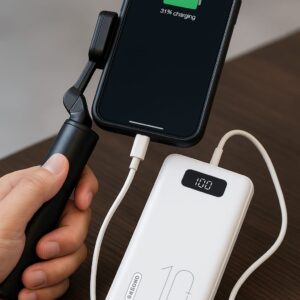 Alternative view of 🔋 T001+ Υπερλεπτό Power Bank 10000mAh