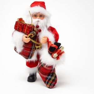 Κούκλα Άι Βασίλης Διακοσμητική με Δώρα