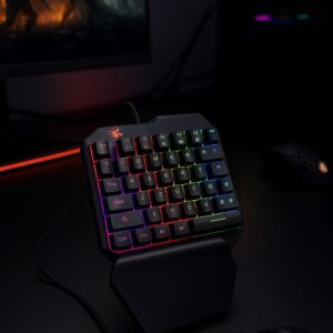 Alternative view of JX-K8 Μονόπλευρο Πληκτρολόγιο Gaming RGB