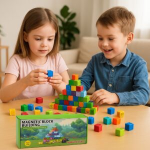 Alternative view of Σετ Μαγνητικών Κύβων – Δημιούργησε και Παίξε (3+)