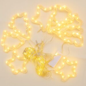 Σετ 10 Λαστιχένια Χριστουγεννιάτικα Δαχτυλίδια Φωτός 🎅💫