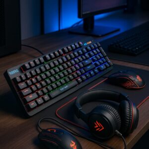 Reyand AR K8816 E-Sports RGB Gaming Set (Πληκτρολόγιο + Ποντίκι + Ακουστικά + Mouse Pad)