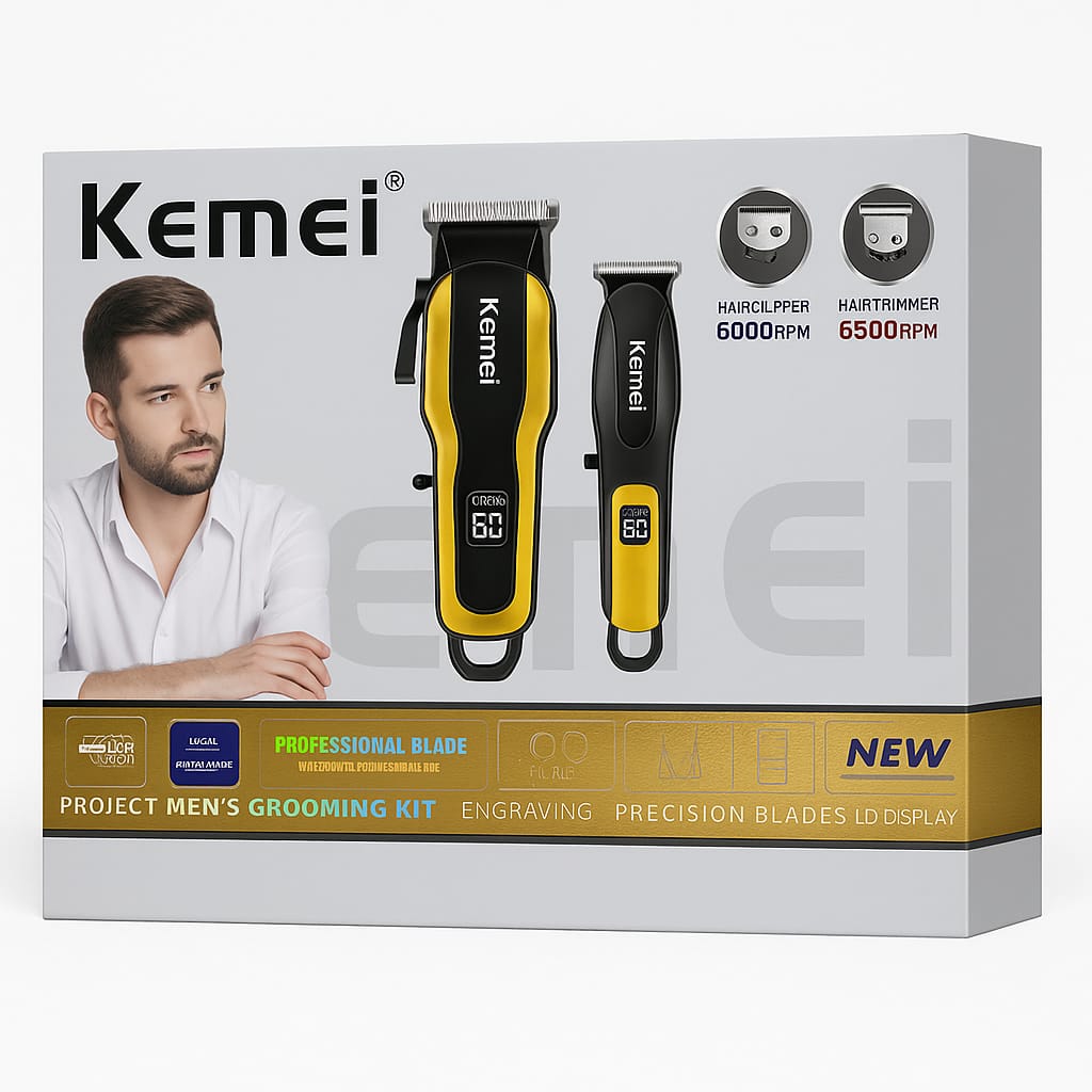 Επαγγελματικό Σετ Περιποίησης Ανδρών Kemei KM-8501