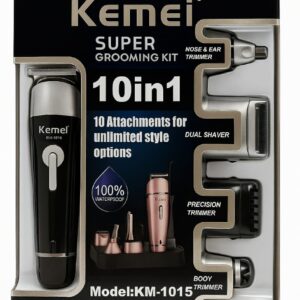 Kemei KM-1015 10-σε-1 Σετ Περιποίησης