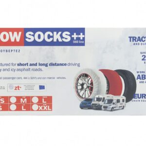 Snow Socks++ – Υφασμάτινες Αλυσίδες Χιονιού Υψηλής Απόδοσης