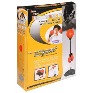 Alternative view of Σάκος πυγμαχίας με μεταλλική βάση + γάντια