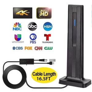 UK Best Portable TV Antenna Indoor Digital HD 1080P Freeview Aerial Ariel NEW