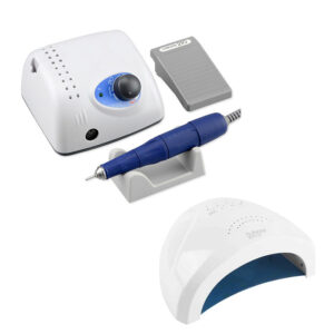 Strong 210 Επαγγελματικός Τροχός Power 65W 35K Δώρο Φουρνάκι Νυχιών SUN One UV / LED 48W Λευκό