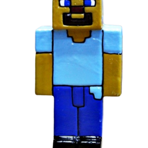 Πασχαλινή λαμπάδα Minecraft 3D μπλε 21X10X5