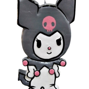 Πασχαλινή λαμπάδα Πλακέτα Κουρομ Γκρι - Άσπρο