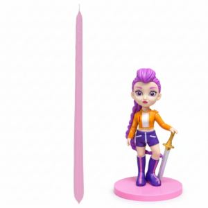 Κούκλα Φιγούρα KPOP Demon Hunters Zoey 15cm με Λαμπάδα