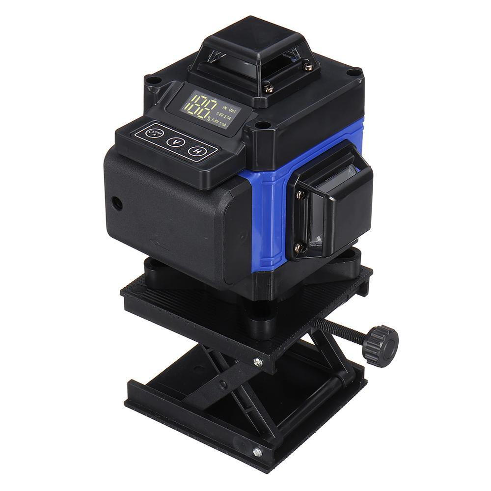 4D Γραμμικό Αλφάδι Laser Πράσινης Δέσμης 3.6V με Εύρος Εργασίας 30m