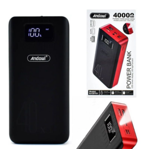 Andowl Q-CD701 Power Bank 40000mAh με LED οθόνη και συσκευασία