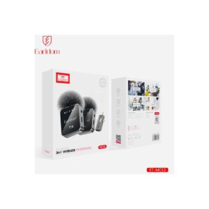 EARLDOM MC13 Ασύρματο Μικρόφωνο Plug And Play 3 in 1.
