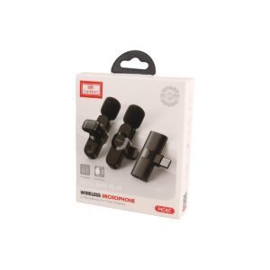 EARLDOM MC8C Δύο Ασύρματα Μικρόφωνα Plug And Play με Θύρα USB-C