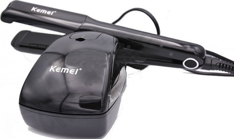 Kemei KM-9090 Πρέσα Μαλλιών με Ατμό