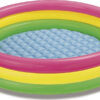 Intex Sunset Glow Παιδική Στρογγυλή Φουσκωτή Πισίνα PVC 131lt 57412