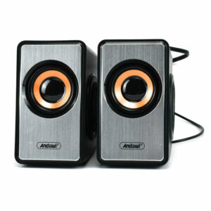 Andowl Q-YX16 Ηχεία Υπολογιστή 2.0 3W Ασημί