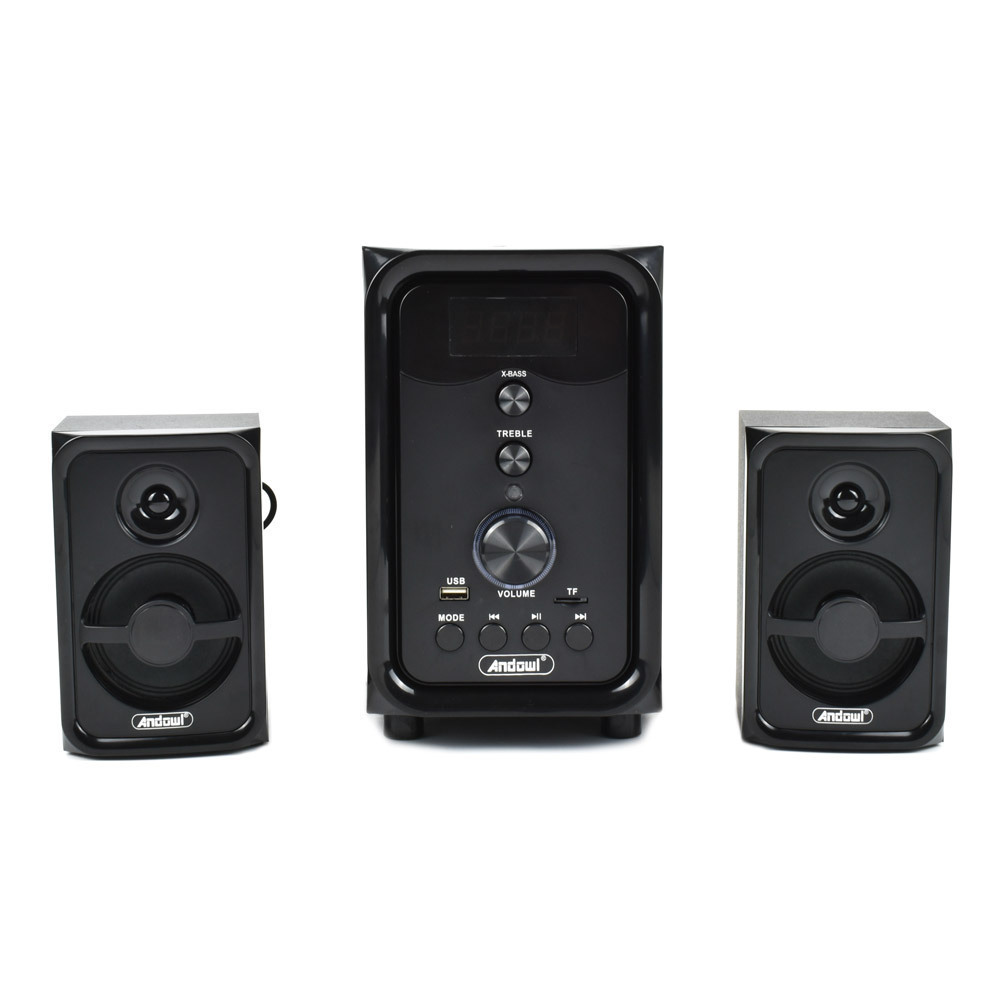 Andowl Q-YX107T Ηχεία Υπολογιστή 2.1 15W Μαύρα