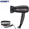 Kemei KM-6834 Πιστολάκι Μαλλιών Ταξιδίου 1800W