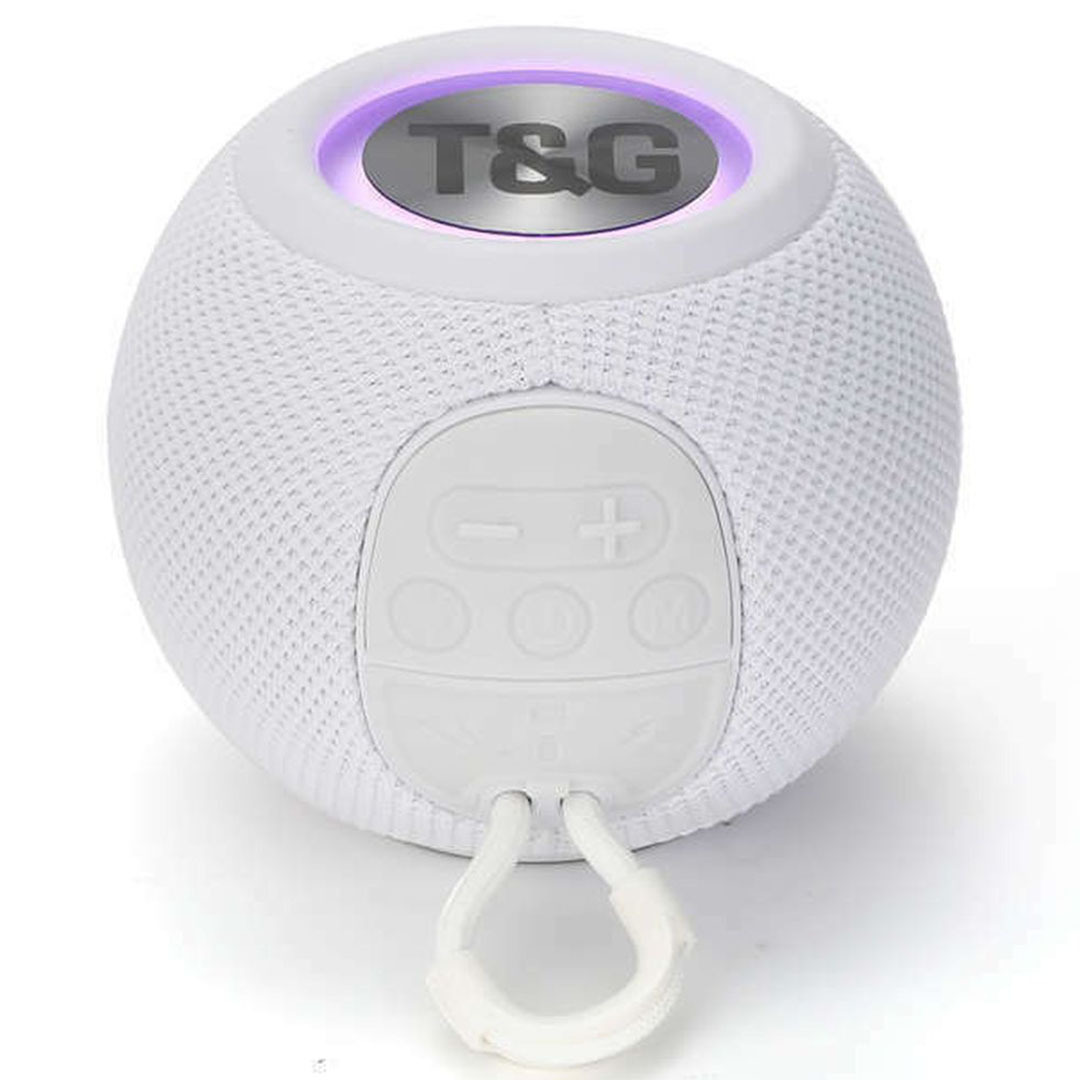 T&G TG-337 Ηχείο Bluetooth 5W με Ραδιόφωνο Λευκό