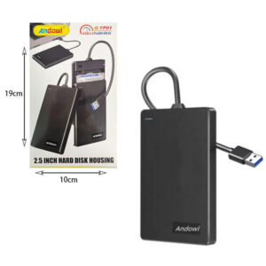 Andowl Q-YP01 Θήκη για Σκληρό Δίσκο 2.5'' SATA III USB 2.0