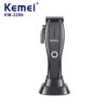 Kemei KM-2286 Επαγγελματική Κουρευτική Μηχανή Μαύρη