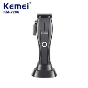 Kemei KM-2286 Επαγγελματική Κουρευτική Μηχανή Μαύρη