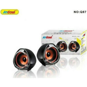 Andowl Q87 Ηχεία Υπολογιστή 2.0 Μαύρα