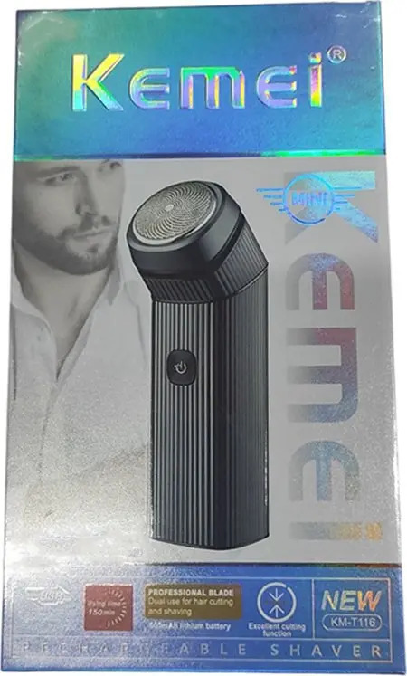 Kemei KM-T116 Foil Ξυριστική Μηχανή Προσώπου Επαναφορτιζόμενη