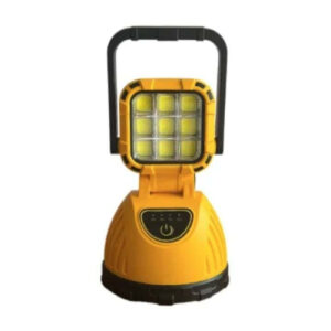 Solar Work Lamp 20W με Χειρολαβή και Ηλιακό Πάνελ Μαύρο/Κίτρινο