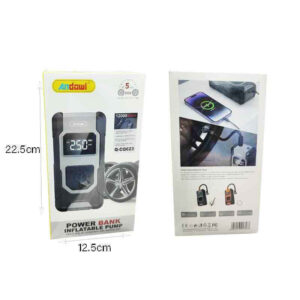 Andowl Τρόμπα Αυτοκινήτου Power Bank 150PSI Επαναφορτιζόμενη Q-CQ623